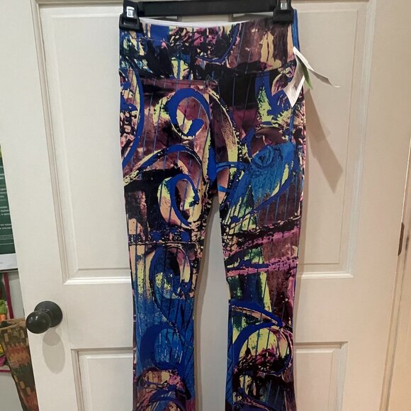 NWT Flared full length yoga pants by Inspire Active Wear by Barbara Northrup - Picture 1 of 5